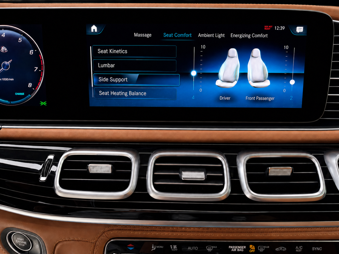 Seat Comfort main menu interface